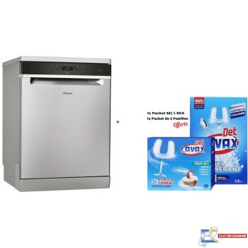 Lave Vaisselle WHIRLPOOL WFC3C26PX 14 Couverts - Inox