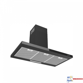 Hotte Décorative PREMIUM LEA.90B - 90 cm - Vitro Noir