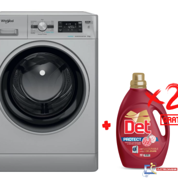 Lave Linge Whirlpool Hublot FFWS 7235 SB NA 7 kg - 1200 Tours/min - 6ème sens - Silver