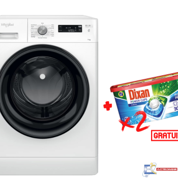 Lave Linge Whirlpool Hublot FFWS 7235 WB NA 7 kg - 1200 Tours/min - 6ème sens - Blanc