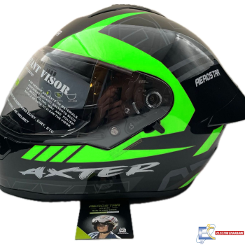 CASQUE AEROSTAR INTEGRAL AXTER D1 XL - NOIR/VERT