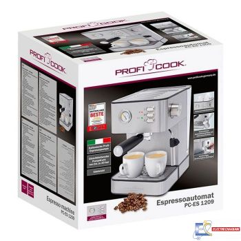 Machine à Café Expresso PROFICOOK PC-ES1209 850W - Chrome