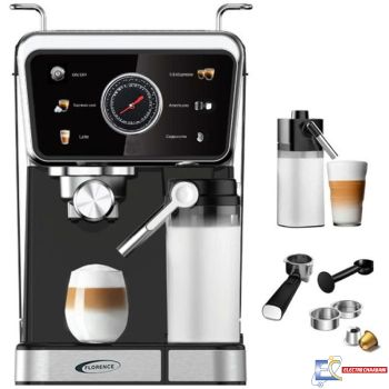 Machine à Café Espresso Florence HK-457 1350W - Noir