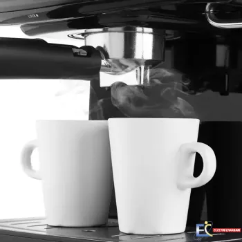 Machine à Café Expresso Cappuccino FLORENCE AG-6861 1200W - Noir