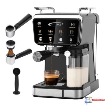 Machine à Café Expresso FLORENCE HK461 9en1  /1.5 Litres / 1350W / Noir