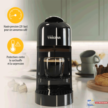 Machine à Café Nespresso TRISTAR CM-2302 1400 W - Noir