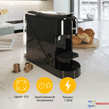 Machine à Café Nespresso TRISTAR CM-2302 1400 W - Noir