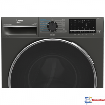 Lave Linge BEKO Lavante-séchante Inverter 10KG  1400trs - 15 Programmes - Bluetooth * Silver