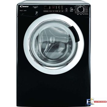 Lave-linge CANDY Smart 9Kg 1600Tr Noir GVS169DC3B-80