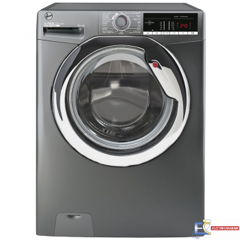 Lave linge Hoover H-WASH 300 LITE H3WS4105TCGE-04 - 10.5 KG Smart - 1400 trs - Silver + ASPIRATEUR BALAI PROVA offerte