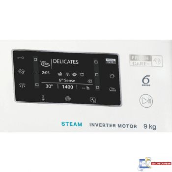 Lave linge WHIRLPOOL FFWD9248WBS-VNA - 9kg + Det Gel 2.5 L + 1 L Offert