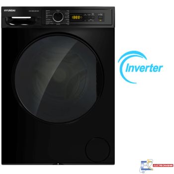 Machine à Laver Hyundai HYN-WM814001.B02 Inverter - 8 Kg - 1400 Trs - Noir