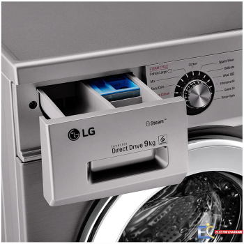 Lave linge séchant Frontale LG 9 Kg Silver - FH4G6VDGG6