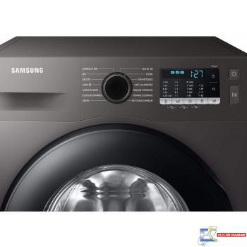 Lave Linge Frontale SAMSUNG WW80TA046AX1MF Eco Bubble 8Kg - Silver + Dixan 3 en 1 pods détergent 15 Capsules Offert