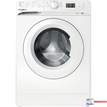 Lave Linge Whirlpool Hublot, 6 kg, 1000 Tours/min - 6ème sens - Blanc - WMTA 6101 NA + Gel Machine Det 2.5L