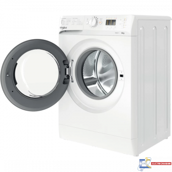 Lave Linge Whirlpool Hublot, 6 kg, 1000 Tours/min - 6ème sens - Blanc - WMTA 6101 NA + Gel Machine Det 2.5L