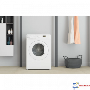 Lave Linge Whirlpool Hublot, 6 kg, 1000 Tours/min - 6ème sens - Blanc - WMTA 6101 NA + Gel Machine Det 2.5L