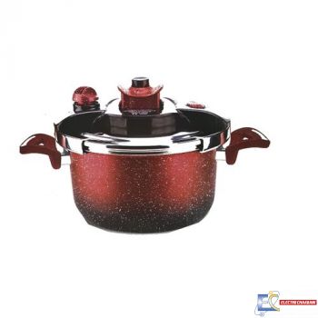 Cocotte Minute Martef Granite Tout feu – 5.5 Litres – Rouge