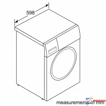 Machine à laver Frontale  BOSCH 8 Kg WAN280X0FF - Inox