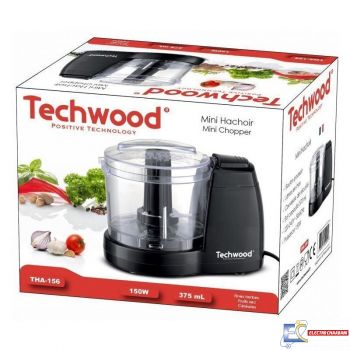 Mini Hachoir TECHWOOD THA-156 150W - Noir