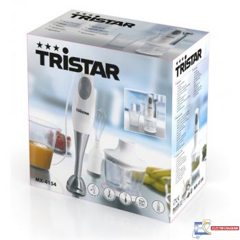 Mixeur TRISTAR 3EN1 Avec Pied En Inox - MX-4154 - 200W - Blanc