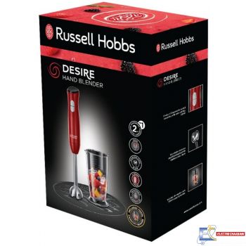 Mixeur Plongeant Desire RUSSEL HOBBS 24690-56 400W - Rouge