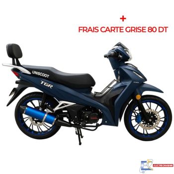 Motocycle UNISCOOT TIGER 125CC - Bleu