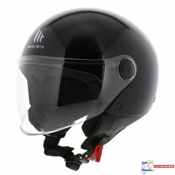 CASQUE MT HELMETS STREET S SOLID A1 GLOSS BLACK - XL