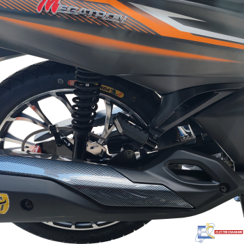 MOTOCYCLE BBM MEGATRON 125CC GRIS MATTE / ORANGE