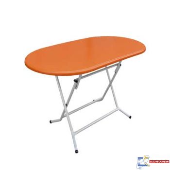 Table Pliante Ovale SOTUFAB 120×65 cm WERZALIT - Orangé - TC0056RG