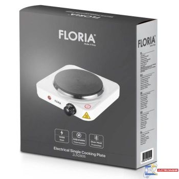 Plaque Électrique FLORIA ZLN2805 1000W - Blanc