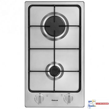 Plaque De Cuisson A Gaz Premium 2 feux 30 Cm Inox