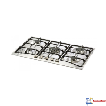 Plaque de cuisson ELLETI 22380DN 5 feux - 70cm - Inox