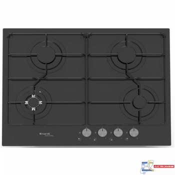 Plaque de cuisson encastrable Nardi LG757AVN.T001 - 70cm - 4 Feux - Noir