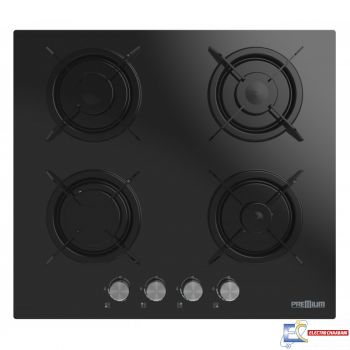 Plaque de cuisson encastrable PREMIUM AP 1640 BS02 - 4 Feux - 60 cm - Noir