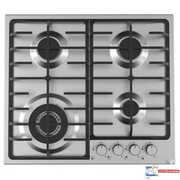 Plaque de Cuisson Encastrable PREMIUM AP641-XS04 4 Feux 60Cm Inox