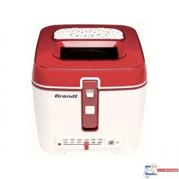 Friteuse familiale BRANDT 2.5 L - Rouge&Blanc FRI2425RC