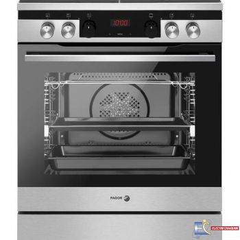 Cuisinière a gaz FAGOR 3CLG-610BX Premium - 77 L - Four électrique multifonction