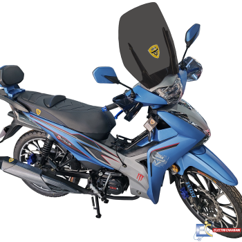 Moto BBM OPTIMUS 125cc Bleu avec frein à main