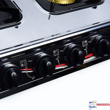 Réchaud Plat à Gaz FLORENCE 7104 4 Feux - Inox