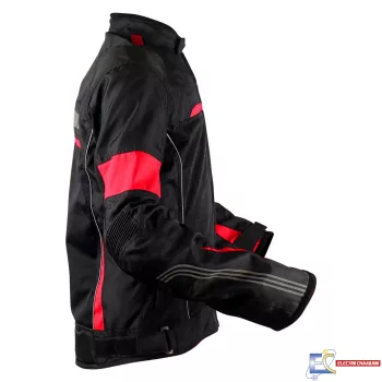 Veste Moto Axor Cruise 2 - Noir / Rouge - XL