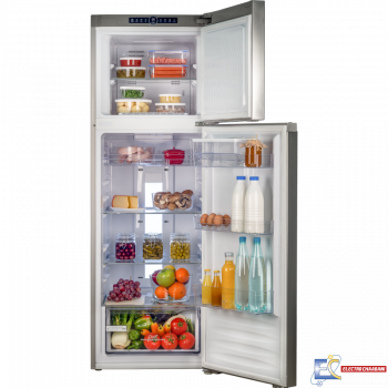 Réfrigérateur BRANDT 400L -DeFrost -Inox - BDJ4710SX