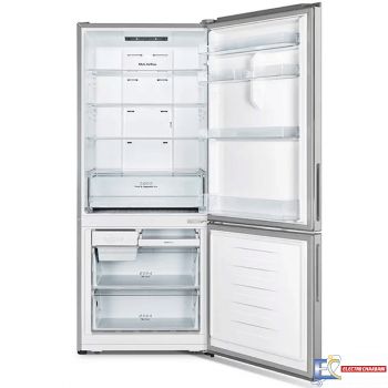 Réfrigérateur Combinée Hisense RM-55WC Inverter 420L - NoFrost - Silver
