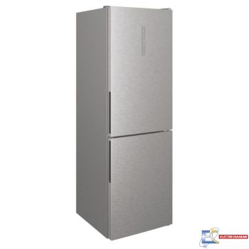 Réfrigérateur Combiné HOOVER HOCE7T618EX 341 Litres NoFrost - Inox + Aspirateur Balai Offert
