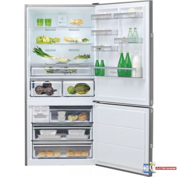 Réfrigérateur Combiné Whirlpool No Frost 558L - Gris - W84BE 72 X