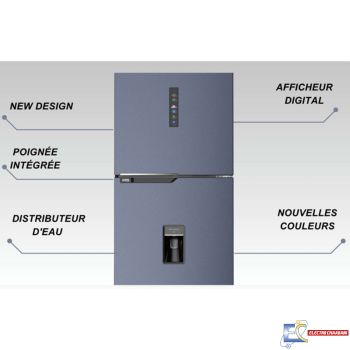 Réfrigérateur IRIS IR-DD480 480 Litres DeFrost - Silver