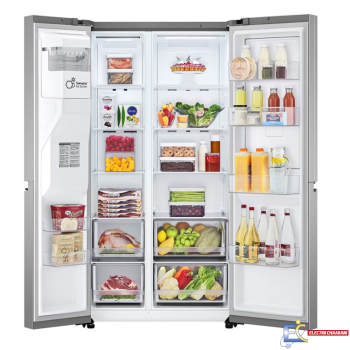 Réfrigérateur LG Side By Side GC-J257SL2S No Frost - 617 Litres - Smart Inverter - Inox