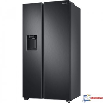 Réfrigérateur Samsung Side by Side RS68 Twin Cooling avec distributeur d'eau 609L - Noir