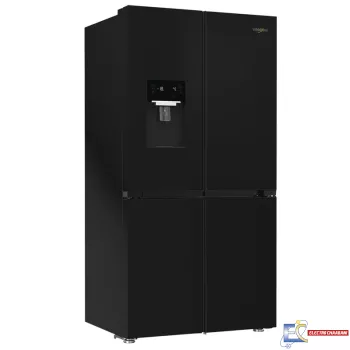Réfrigérateur Side By Side WHIRLPOOL WQU391663WBNA 4 Portes NoFrost - 534 L - Noir