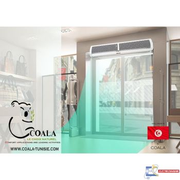 Rideau d’air COALA Froid RID100 - 100cm - Blanc